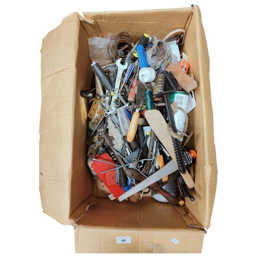 46 - LARGE BOX OF TOOLS