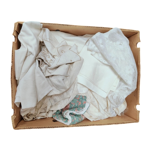 47 - BOX OF LINEN