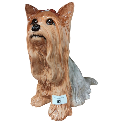 92 - BESWICK FIRESIDE DOG 26cm(H)