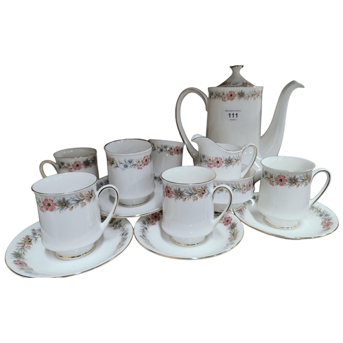 111 - 20 PIECE VINTAGE PARAGON BELINDA COFFEE SET