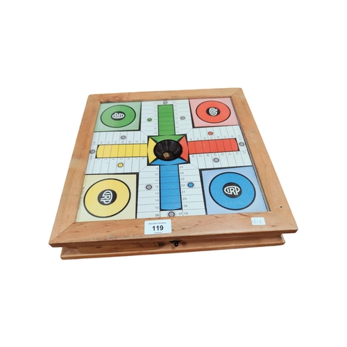 119 - VINTAGE GAMES BOARD