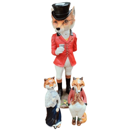 120 - 3 FOX FIGURES