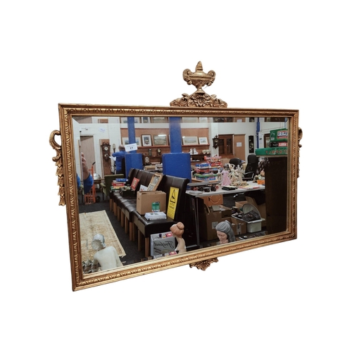 17 - GILT WALL MIRROR