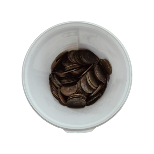 401 - TUB OF COPPER COINS