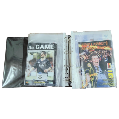 433 - FOLDER OF GLASGOW RANGERS PROGRAMMES TO INCLUDE EUROPEAN 2006/07