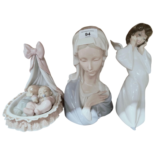 94 - 3 LLADRO FIGURES