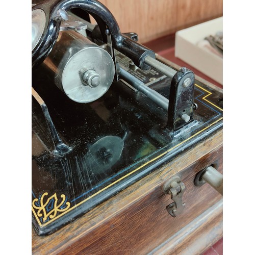 239 - EDISON FIRESIDE PHONOGRAPH WITH HORN