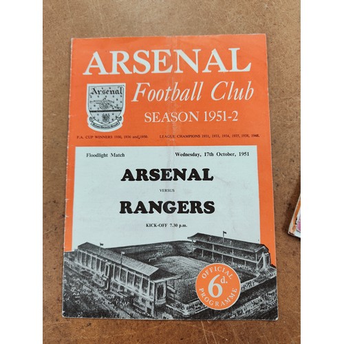 406 - QUANTITY OF RANGERS MATCH PROGRAMMES 1955-56-57-58