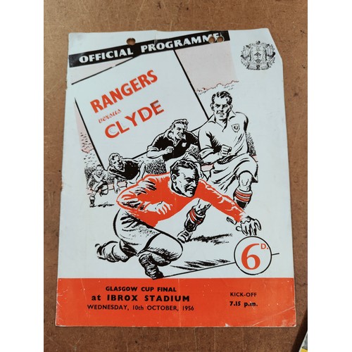 406 - QUANTITY OF RANGERS MATCH PROGRAMMES 1955-56-57-58