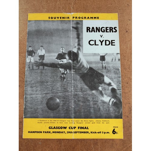 406 - QUANTITY OF RANGERS MATCH PROGRAMMES 1955-56-57-58