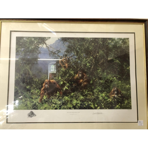 138 - David Shepherd Signed Print - Men of the Woods