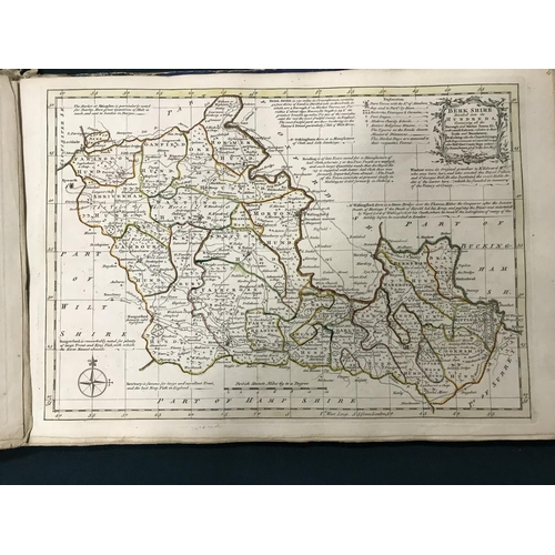 104 - Bowen, Emanuel and Thomas Bowen. Atlas Anglicanus, Or A Complete Sett of Maps of the Counties of Sou... 