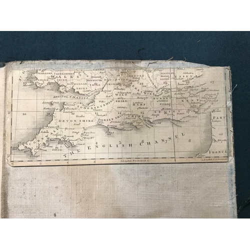 107 - Cary, John. [Map of England - South only], large folding engraved map in 27 sections, backed on line... 