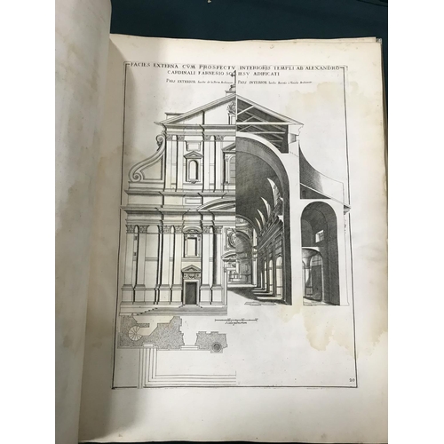 12 - Rossi, Giovanni Giacomo de. Insignium Romae templorum prospectus, engraved title and 71 engraved pla... 