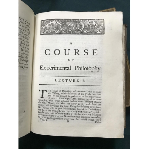 152 - Desaguliers, John Theophilus. A Course of Experimental Philosophy. 2 volumes, second edition, 78 fol... 