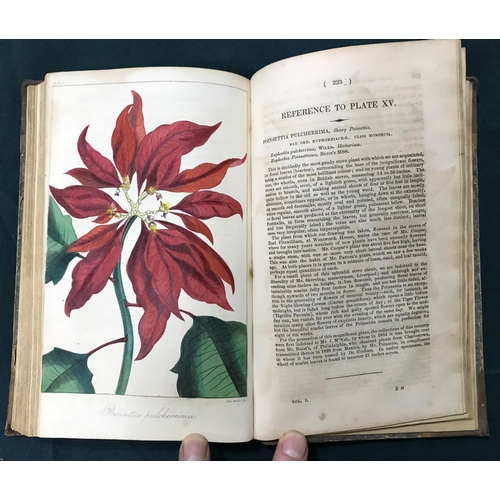 163 - Marnock, Robert. The Floricultural Magazine, and Miscellany of Gardening, volumes 1-5 [of 6], 5 hand... 