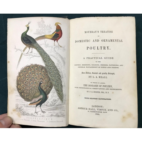 165 - Moubray, Bennington. Moubray's Treatise on Domestic and Ornamental Poultry, new edition, 10 hand-col... 