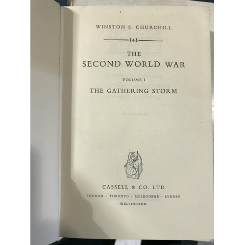 189 - Churchill, Winston Spencer. The Second World War, 6 volumes, first edition, association copy, inscri... 