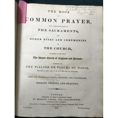 190 - Common Prayer, English. The Book of Common Prayer, Stereotype Edition, contemporary crimson straight... 