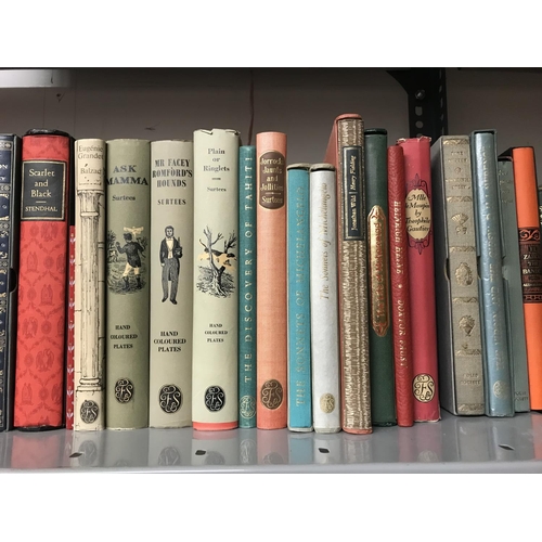 195 - Folio Society, 67 volumes, original cloth, some with dust-jackets, a few with slipcases, v.s. (67)