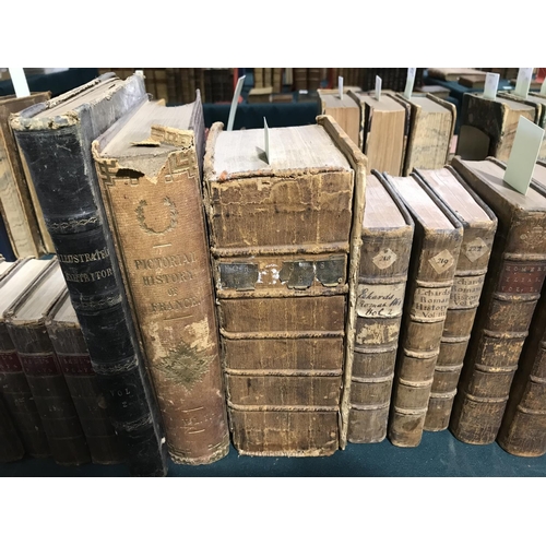 200 - Miscellaneous Books, 37 volumes, mostly late eighteenth and nineteenth century literature, full or h... 