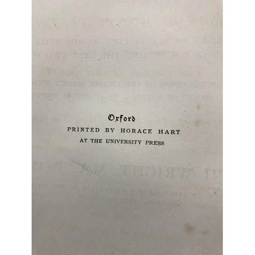 209 - Wright, Joseph. The English Dialect Dictionary, 6 volumes, first edition, contemporary half morocco,... 