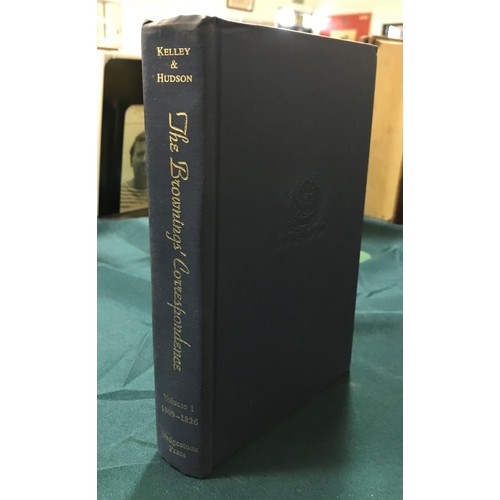 235 - Kelley, Philip and Ronald Hudson, editors. The Brownings' Correspondence... September 1809 [to] Octo... 