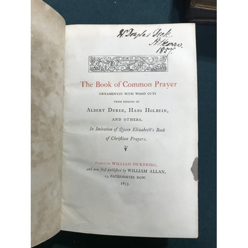 256 - Common Prayer. The Book of Common Prayer..., title printed in red and black, eighteenth century crus... 