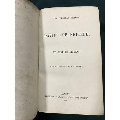 269 - Dickens, Charles. The Personal History of David Copperfield, first edition in book form, engraved fr... 