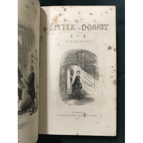 270 - Dickens, Charles. The Life and Adventures of Nicholas Nickleby, first edition in book form, engraved... 