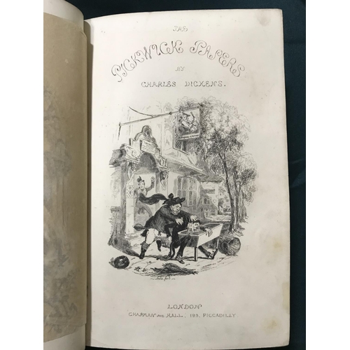 271 - Dickens, Charles. The Life and Adventures of Martin Chuzzlewit, first edition in book form, engraved... 