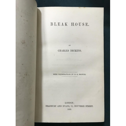 271 - Dickens, Charles. The Life and Adventures of Martin Chuzzlewit, first edition in book form, engraved... 