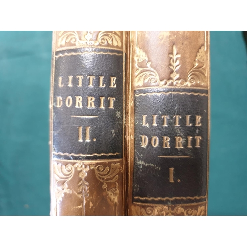 276 - Dickens, Charles. Little Dorrit, 2 volumes, first edition in book form, engraved frontispiece, addit... 