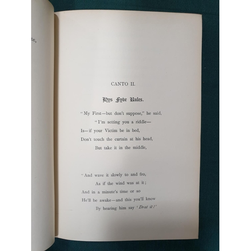 278 - [Dodgson, Charles Lutwidge] Phantasmagoria and Other Poems, first edition, half-title, occasional li... 