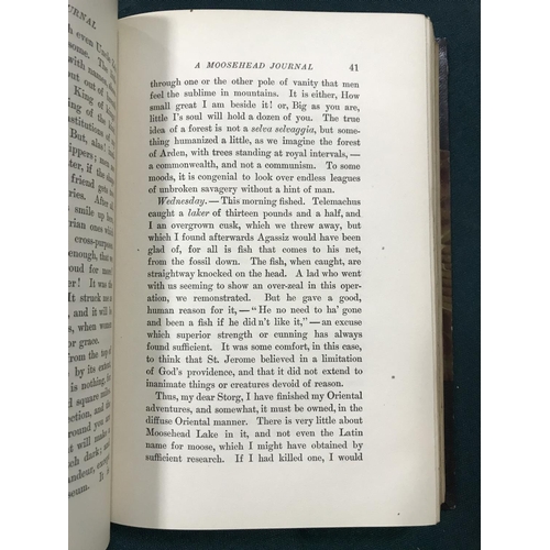 299 - Lowell, James Russell. The Writings, 10 volumes, Riverside Edition, half-titles, engraved frontispie... 