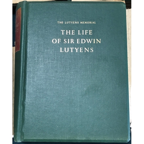 3 - Butler, Arthur Stanley George. The Architecture of Sir Edwin Lutyens, 3 volumes, first edition, plat... 