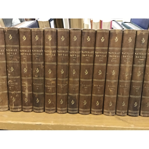 314 - Scott, Sir Walter. The Waverley Novels, 48 volumes, engraved additional titles and frontispieces, co... 