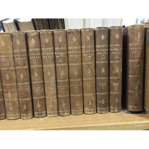 314 - Scott, Sir Walter. The Waverley Novels, 48 volumes, engraved additional titles and frontispieces, co... 