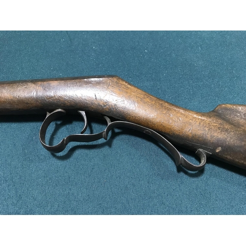 426 - A FRENCH PATENT GARDEN GUN. A French 'Angles Patent' twist barrel, obsolete calibre garden gun. With... 