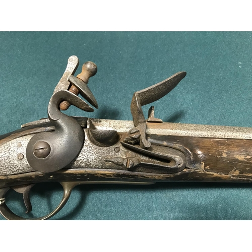 427 - AN M1769 DUTCH DRAGOON MUSKET. An M1769 Flintlock Musket with a 102cm barrel stamped 'B.M-2. D.E. 2'... 