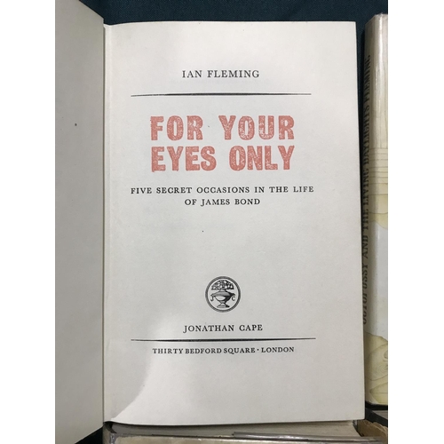 334 - Fleming, Ian. For Your Eyes Only, original cloth, dust-jacket, stained, 8vo, London: Jonathan Cape, ... 