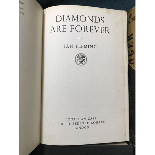 337 - Fleming, Ian. Diamonds are Forever, first edition, Contents page mis-numbered, original yellow cloth... 