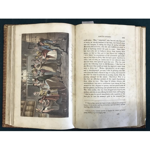 36 - Egan, Pierce. Life in London; or, the Day and Night Scenes of Jerry Hawthorn, Esq., hand-coloured aq... 