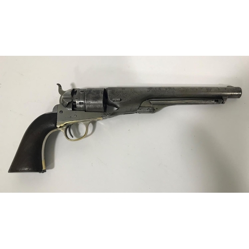 459 - A COLT MODEL 1860 ARMY .44 REVOLVER. A Colt 6 shot percussion cap firing revolver with a 20cm barrel... 