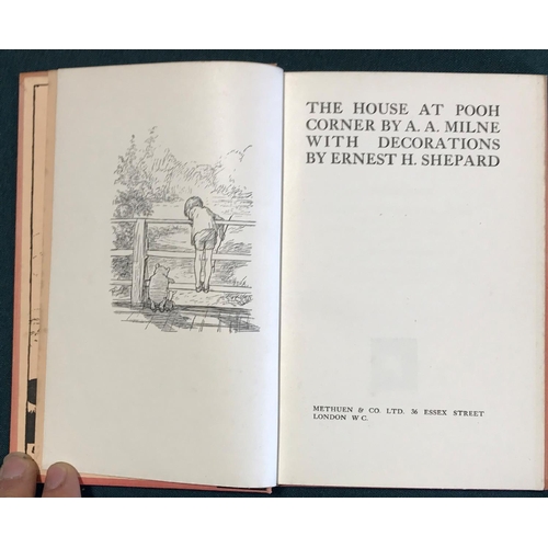 44A - Milne, A.A. The House at Pooh Corner, first edition, half-title, illustrations by E. H. Shepard, ori... 