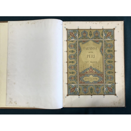 46 - Moore, Thomas. Paradise and the Peri, first edition, 27 chromo-lithographed leaves by Alfred Warren ... 