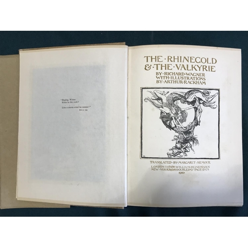49 - Rackham, Arthur. The Rhinegold and the Valkyrie, first edition, second impression, 34 tipped-in colo... 