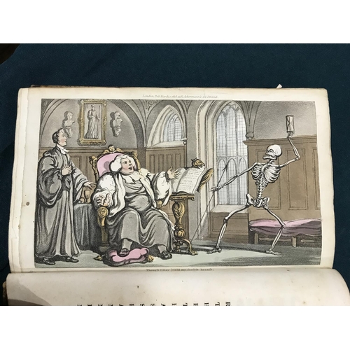 55 - Rowlandson, Thomas and William Combe. The English Dance of Death, volume one only, hand-coloured aqu... 