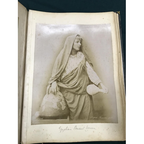 61 - Adelphoi Zangaki. An album containing 37 mounted albumen portraits of Egyptian people, c.1870, mostl... 