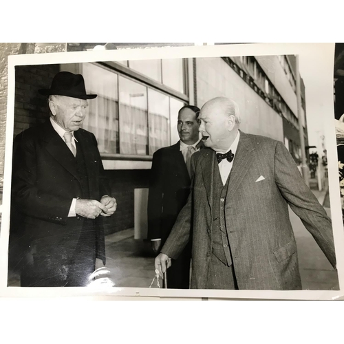 66 - Lord Beaverbrook and Winston S. Churchill. A collection of photographs documenting the social and pr... 